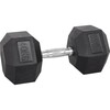Kuusnurkne hantel inSPORTline Hexsteel, 40 kg