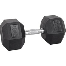 Kuusnurkne hantel inSPORTline Hexsteel, 40 kg