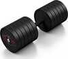 Hantel Marbo Sport 26335, kummiga kaetud, 50 kg, must
