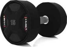 Hantel HMS HPC, 15 kg, polüuretaan, must