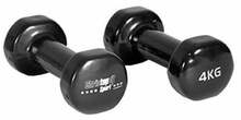 Vinüülkattega hantlid Christopeit Beauty Bells, 2 x 4 kg