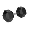 Kummeeritud malmist hantel Rebel Active Hex, 30 kg