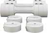 Hantlid Sportnow, 2 x 2,5 kg, valged