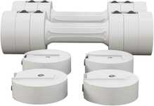 Hantlid Sportnow, 2 x 2,5 kg, valged
