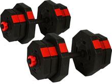 Reguleeritavad hantlid Eb Fit, 2 x 10 kg