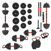 Raskuste komplekt HMS SGN120 PRO SET 6IN1, 20 kg, must/punane