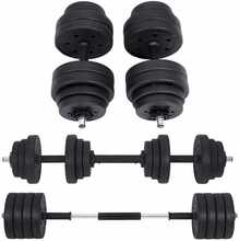 Hantlite komplekt Songmics SYL30HBK, 2 x 15 kg, must
