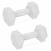Kuusnurksed hantlid Spokey Monster, 2x1 kg, hall