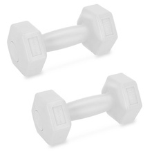 Kuusnurksed hantlid Spokey Monster, 2x1 kg, hall