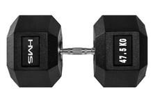 Hantel HMS Hex Pro, 47,5 kg