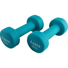Neopreenist fitness hantlid Yate, 2 tk, 2 kg
