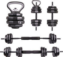 Tsemendihantlite komplekt insportline ON-X 6-in-1, 40 kg
