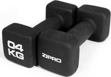 Hantlite komplekt Zipro, 2x4 kg, must