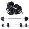 Hantlite ja kangi komplekt Tunturi Barbell/Dumbbell Set, 20 kg, raud