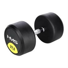Kummeeritud hantel HMS HG Pro, 37.5 kg