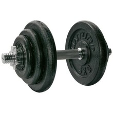 Reguleeritav hantel Tunturi, 20 kg, metall, must