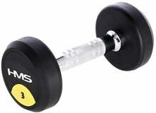 Kummist hantel HMS HG PRO, 3 kg
