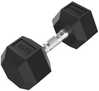 Hantel Tunturi Platinum Hex Rubber, 15 kg
