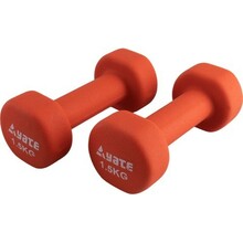 Neopreenist fitness hantlid Yate, 2 tk x 1,5 kg