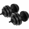 Vinüülkattega hantlid Tunturi, 28 kg, 2 tk