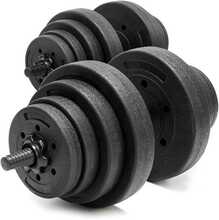 Komposiithantlid Springos ACT0041, 2 x 10 kg, mustad