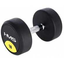 Kummist hantel HMS HG PRO, 18 kg