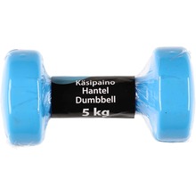 Hantel Atom Neoprene, 5 kg, sinine