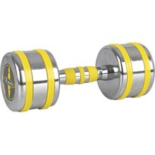 Kroomitud hantel inSPORTline Yellsteel, 9 kg