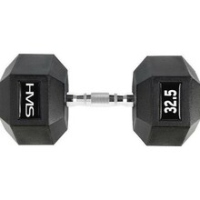 Hantel HMS Hex Pro, 32,5 kg