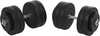Hantlite komplekt HOMCOM, 50 kg, must