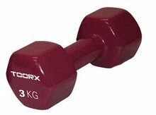 Vinüülkattega hantel Toorx MV-3, 3 kg