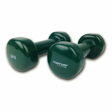 Vinüülhantlid Tunturi, 2 kg, rohelised, 2 tk