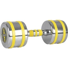 Kroomitud hantel inSPORTline Yellsteel, 12 kg