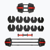 Hantlite komplekt HMS SGR40 Pro, 43,5 kg, must