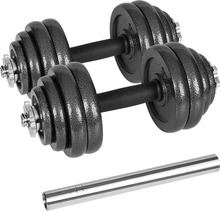 Reguleeritav hantlite komplekt Rebel Active, 30 kg, kangiga, kohvris