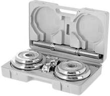 Hantlite komplekt HMS STC20, 20 kg, kroomitud
