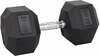 Kuusnurkne hantel insportline Hexsteel, 37.5 kg