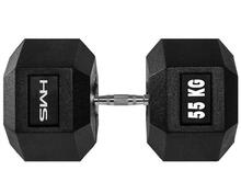 Hantel HMS Hex Pro, 55 kg