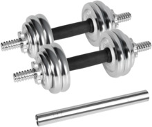 Reguleeritav hantel Rebel Active, 15 kg, kroomitud