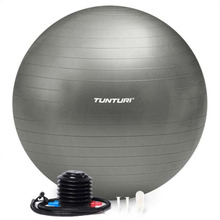 Võimlemispall Tunturi Gymball, 75 cm, hõbedane