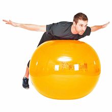 Võimlemispall Ledragomma Pezzi Original, 105 cm, kollane