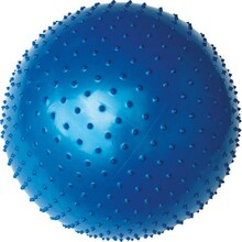 Võimlemispall Yate, 65 cm, ogadega, sinine