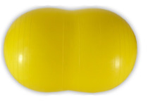 Topeltpall Gymnic Physio Roll, 55 cm, kollane