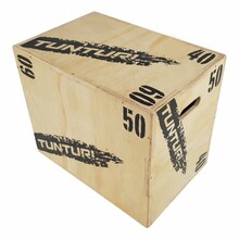 Puidust hüppeplatvorm Tunturi 14TUSCF077 Plyo Box Wood, 40/50/60 cm