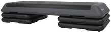 Aerobika stepipink Springos FA0107, 108 cm, must/hall