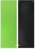 Fitness- ja joogamatt HMS MFK03, 180 cm x 60 cm x 1,5 cm, must/roheline