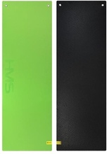 Fitness- ja joogamatt HMS MFK03, 180 cm x 60 cm x 1,5 cm, must/roheline