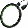 Reguleeritav võimlemisrõngas Tunturi Smart Adjustable Hula Hoop, 51.5 cm, must/roheline