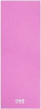 Jooga- ja treeningmatt One Fitness YM01, 173.5 cm x 61 cm x 0.3 cm, roosa
