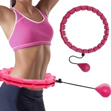 Massaaž võimlemisrõngas Hula Hoop HHP002, roosa